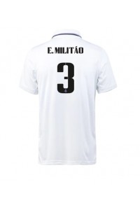 Fotbalové Dres Real Madrid Eder Militao #3 Domácí Oblečení 2022-23 Krátký Rukáv